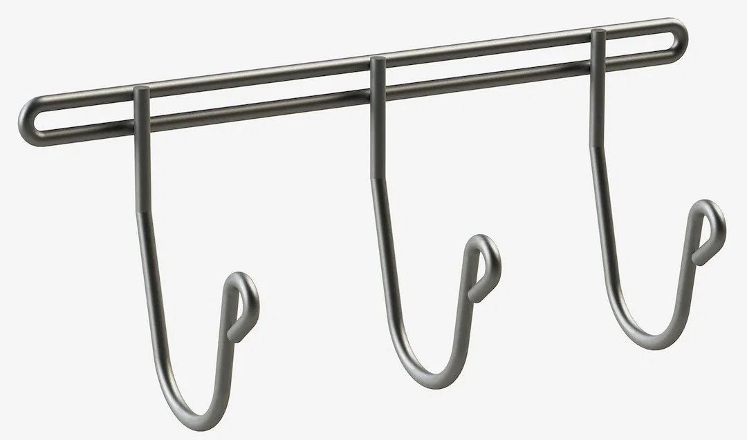 025527KP – MASTERACK Van Storage System Shelf End Panel Hook, For Use With Masterack Shelf End Panel Zinc Plated 2 In...
